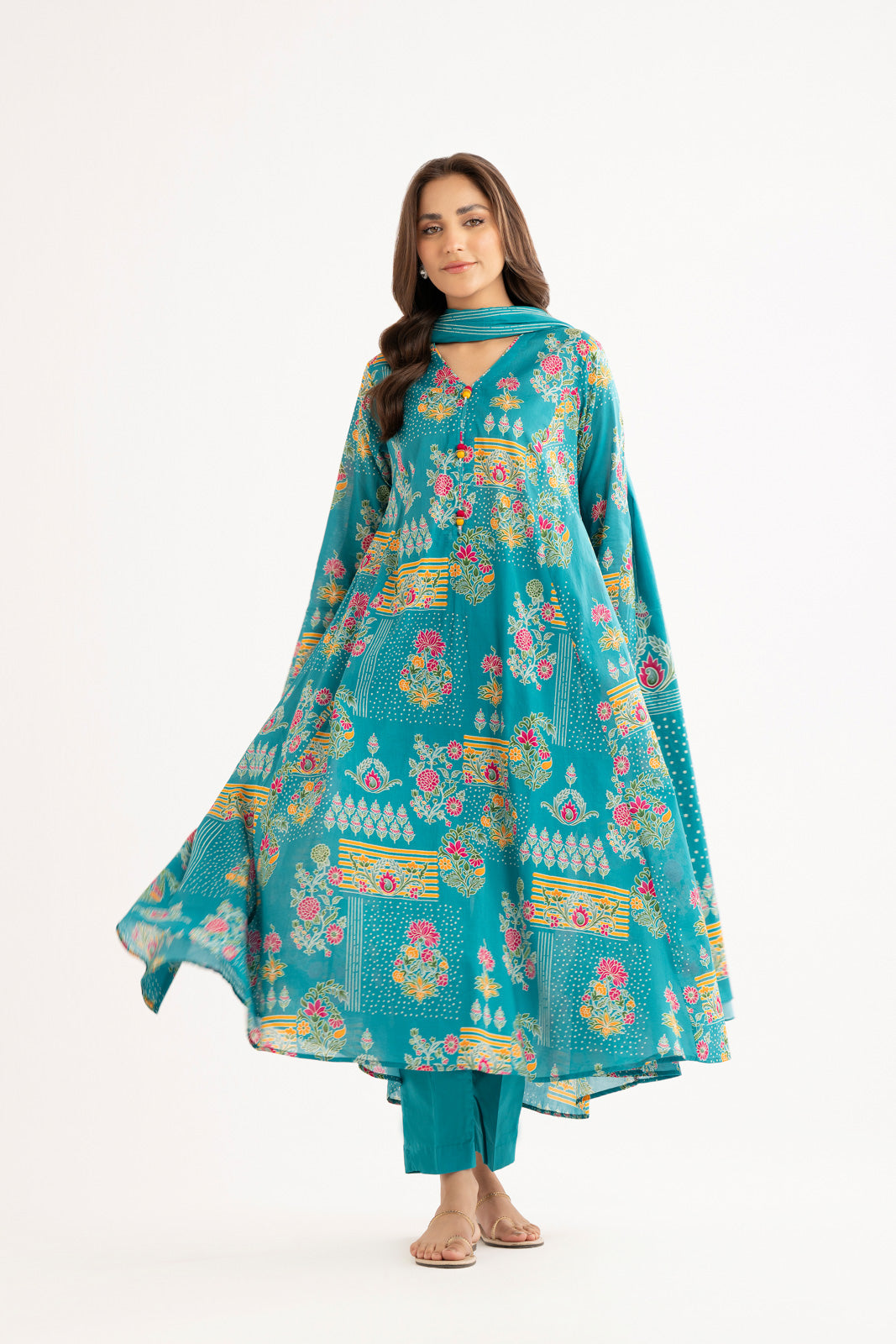 3 Piece Lawn Printed Suit (CP0171)