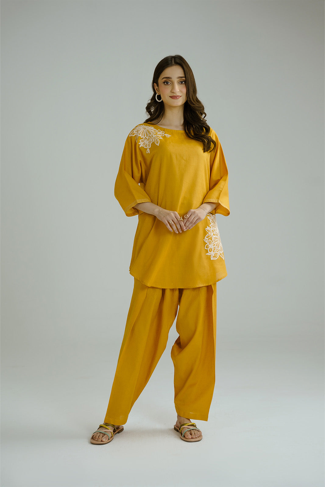 2 Piece Self Jacquard Embroidered (CP0187)