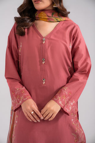 3 Piece Lawn Embroidered Suit (CP0188)