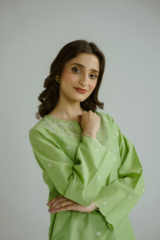 2 Piece Lawn Embroidered Suit (CP0197)