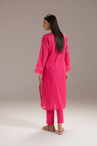 2 Piece Cotton Jacquard Embroidered Suit (CP0209)