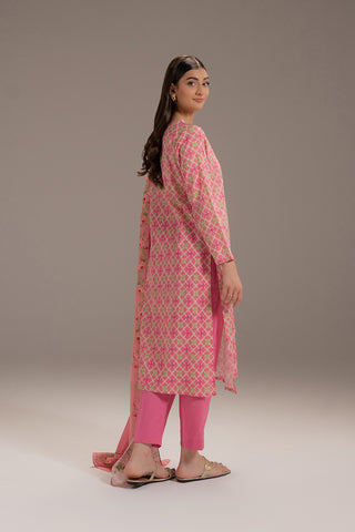 3 Piece Printed Lawn Embroidered Suit (CP0211)