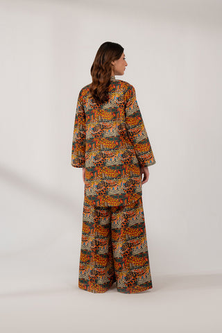 2 Piece Printed Slub Khaddar Printed (CP0219)