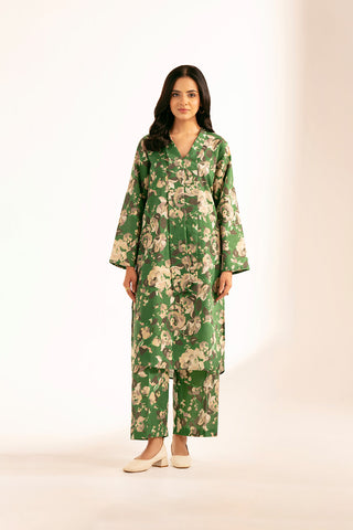 2 Piece Printed Slub Khaddar Printed (CP0220)