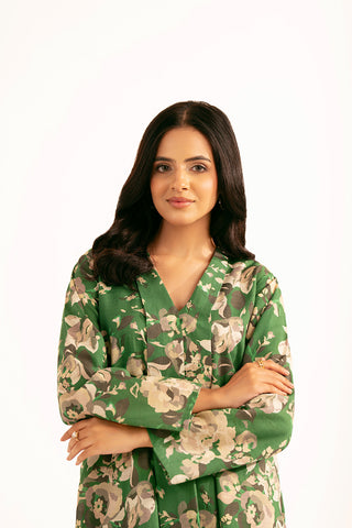 2 Piece Printed Slub Khaddar Printed (CP0220)