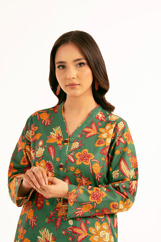 2 Piece Printed Slub Khaddar Printed (CP0221)