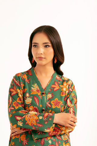 2 Piece Printed Slub Khaddar Printed (CP0221)