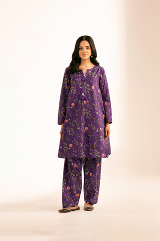 2 Piece Printed Slub Khaddar Printed (CP0222)