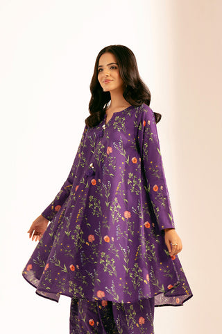 2 Piece Printed Slub Khaddar Printed (CP0222)