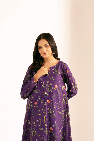 2 Piece Printed Slub Khaddar Printed (CP0222)