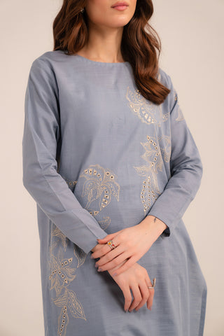 2 Piece Slub Khaddar Embroidered (CP0229)
