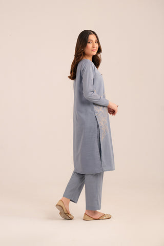 2 Piece Slub Khaddar Embroidered (CP0229)
