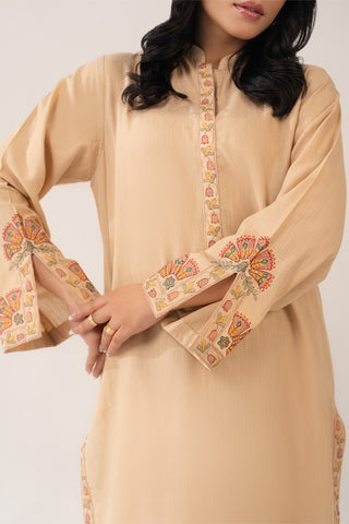 2 Piece Slub Khaddar Embroidered (CP0232)