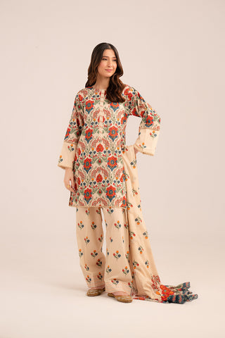 3 Piece Printed Cambric Printed (CP0233)