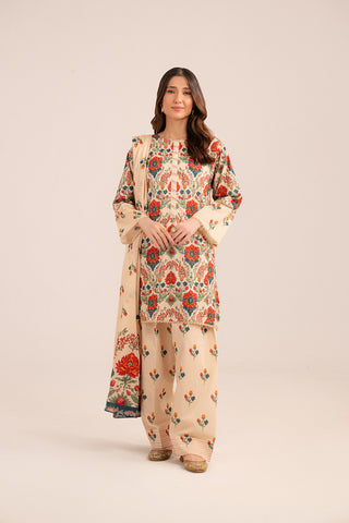 3 Piece Printed Cambric Printed (CP0233)