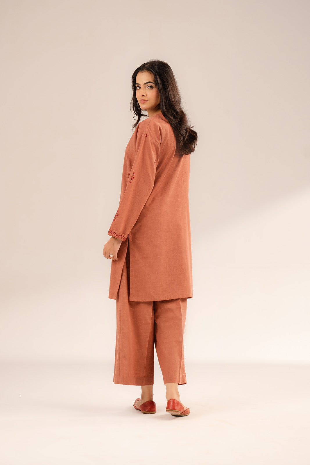 2 Piece Slub Khaddar Embroidered (CP0236)