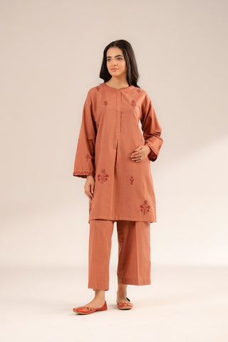 2 Piece Slub Khaddar Embroidered (CP0236)