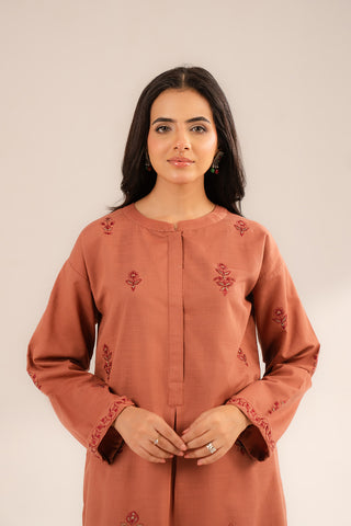 2 Piece Slub Khaddar Embroidered (CP0236)