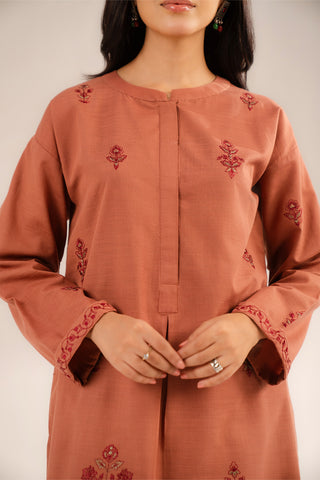 2 Piece Slub Khaddar Embroidered (CP0236)