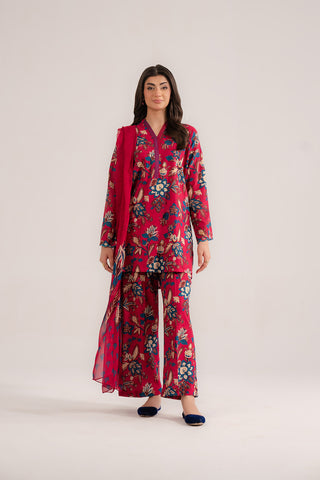3 Piece Printed Slub Khaddar Printed (CP0238)