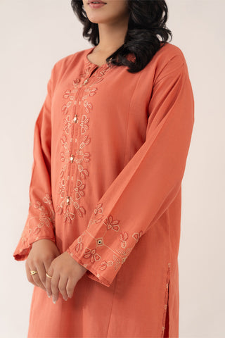 2 Piece Slub Khaddar Embroidered (CP0240)