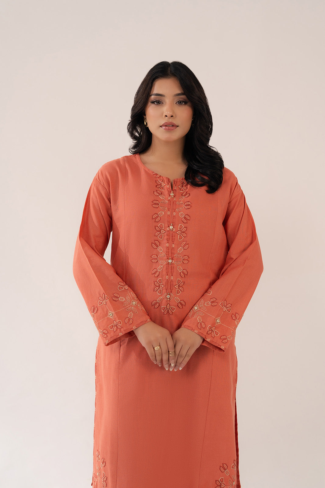 2 Piece Slub Khaddar Embroidered (CP0240)
