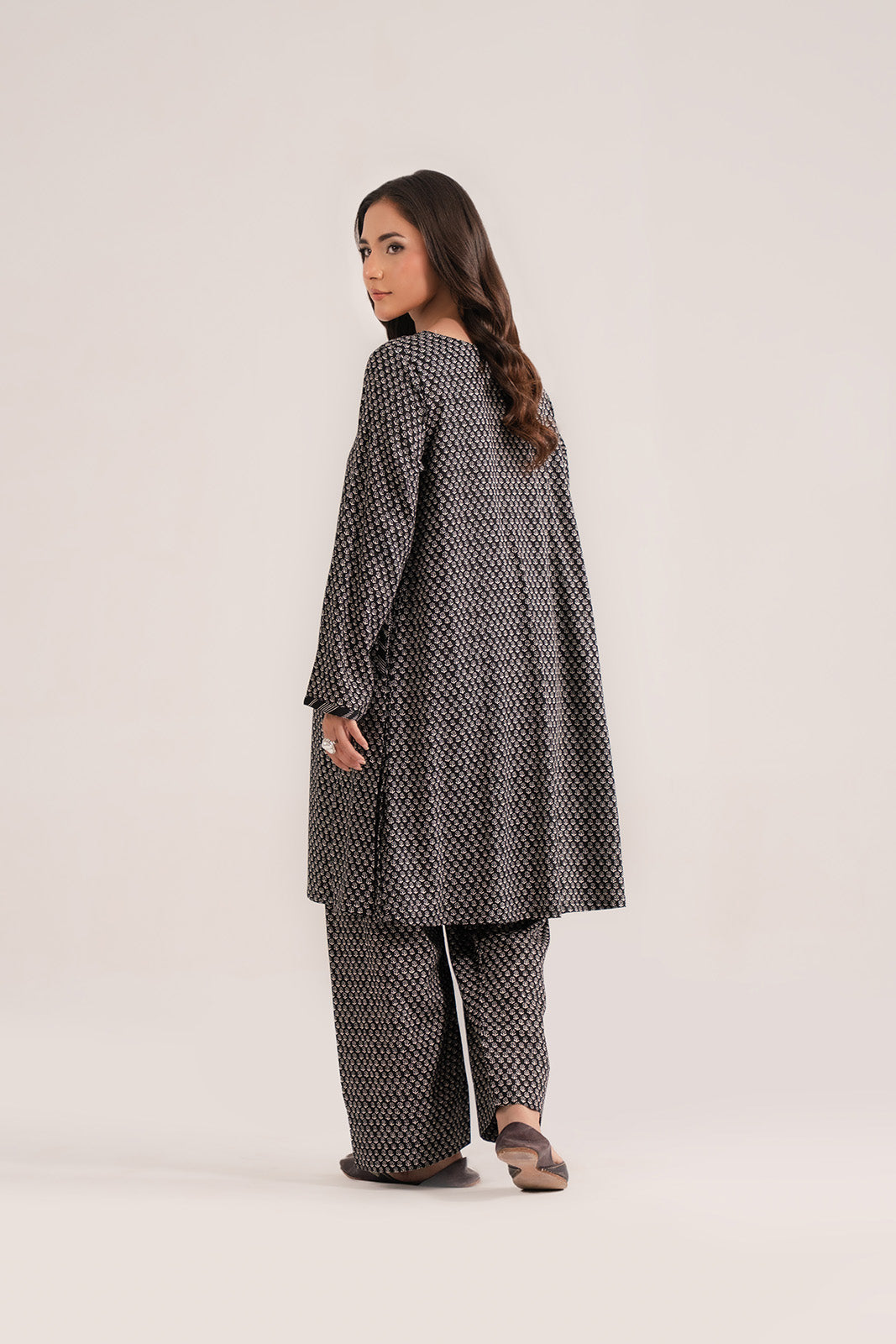 2 Piece Printed Viscose Linen Printed (CP0241)