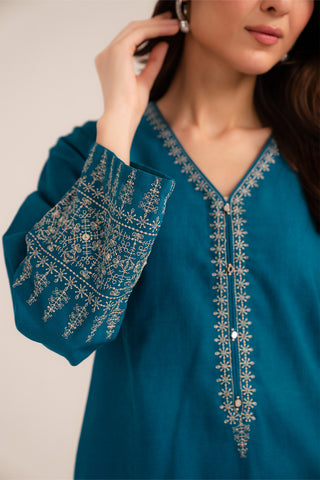 2 Piece Slub Khaddar Embroidered (CP0244)