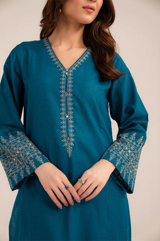 2 Piece Slub Khaddar Embroidered (CP0244)