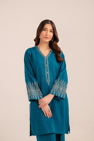 2 Piece Slub Khaddar Embroidered (CP0244)