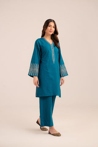2 Piece Slub Khaddar Embroidered (CP0244)