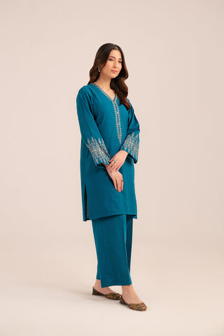 2 Piece Slub Khaddar Embroidered (CP0244)