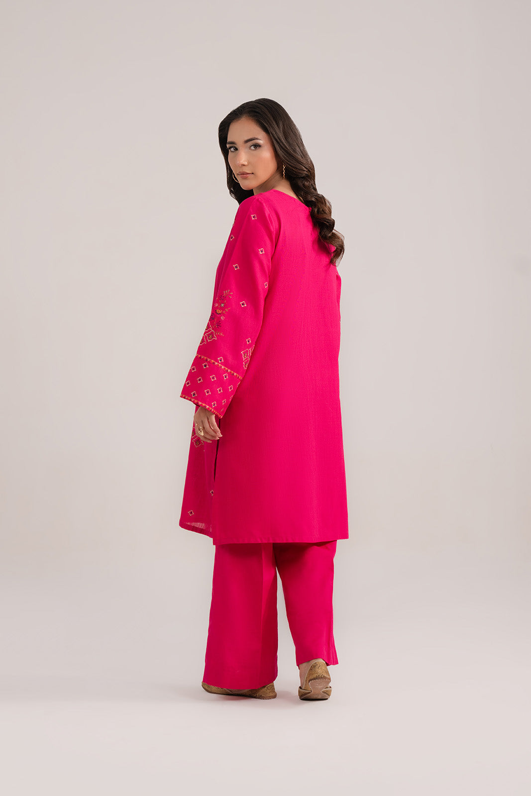 2 Piece Slub Khaddar Embroidered (CP0245)