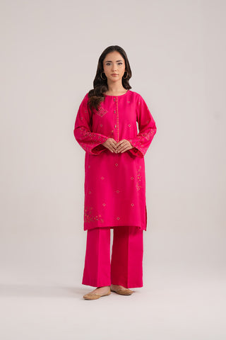 2 Piece Slub Khaddar Embroidered (CP0245)