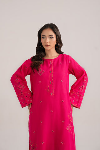 2 Piece Slub Khaddar Embroidered (CP0245)
