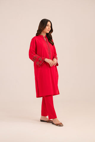 2 Piece Cotton Dobby Embroidered (CP0247)