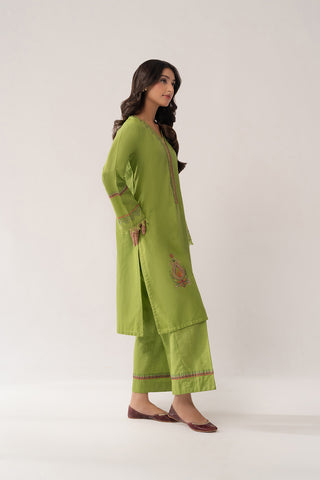 2 Piece Slub Khaddar Embroidered (CP0249)