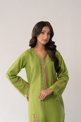 2 Piece Slub Khaddar Embroidered (CP0249)