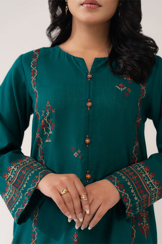 2 Piece Slub Khaddar Embroidered (CP0252)