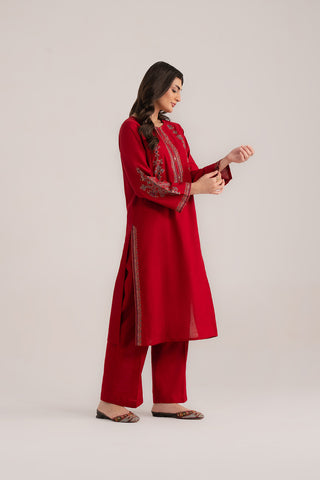 2 Piece Slub Khaddar Embroidered (CP0253)