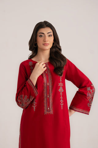 2 Piece Slub Khaddar Embroidered (CP0253)