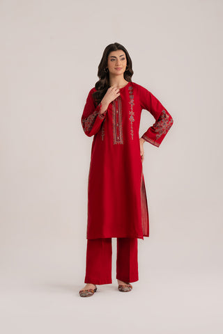 2 Piece Slub Khaddar Embroidered (CP0253)