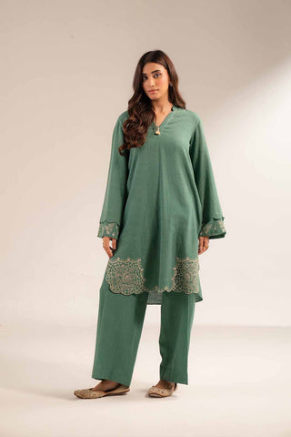 2 Piece Slub Khaddar Embroidered (CP0255)