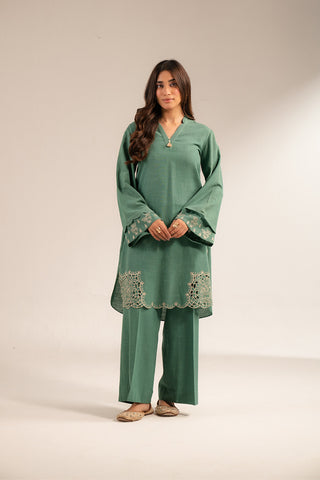 2 Piece Slub Khaddar Embroidered (CP0255)