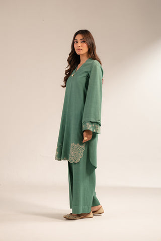 2 Piece Slub Khaddar Embroidered (CP0255)