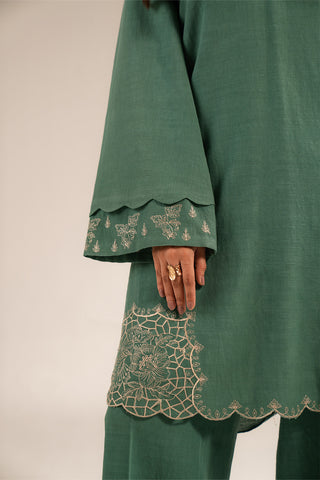 2 Piece Slub Khaddar Embroidered (CP0255)