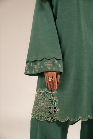 2 Piece Slub Khaddar Embroidered (CP0255)