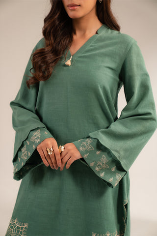 2 Piece Slub Khaddar Embroidered (CP0255)