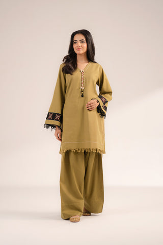 2 Piece Slub Khaddar Solid (CP0256)