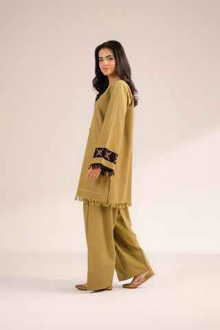 2 Piece Slub Khaddar Solid (CP0256)